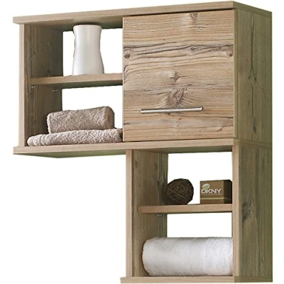 Abbildung von Schildmeyer Hängeschrank 119998 Isola, 60x20.5x65 cm, silberfichte Dekor