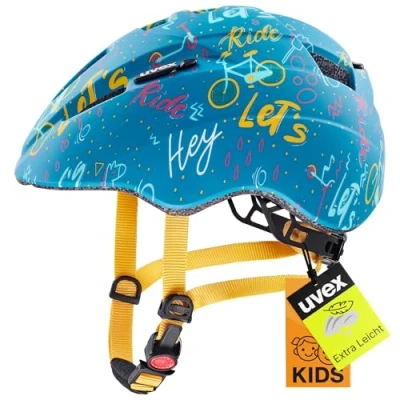 Abbildung von uvex kid 2 cc leichter Fahrradhelm für Kinder individuelle Größenanpassung erweiterbar mit LED Licht let&#039;s ride 46 52 cm