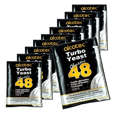 Abbildung von AlcoTec 10 x Turbohefe Classic 48 20% in 5 Tagen