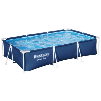 Abbildung von Bestway Framepool &quot;Steel Pro™&quot;, Frame Pool ohne Pumpe 300x201x66 cm, dunkelblau