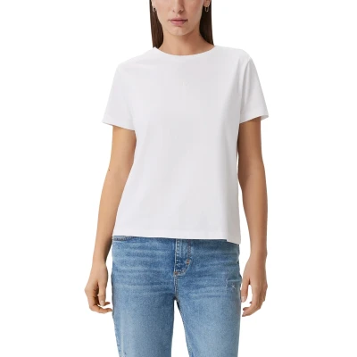 Abbildung von comma casual identity Tshirt basic, Damen, Größe: 42, Weiß
