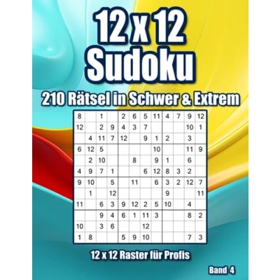 Abbildung von Sudoku in Schwer &amp; Extrem für Erwachsene: 12 x Raster Profis