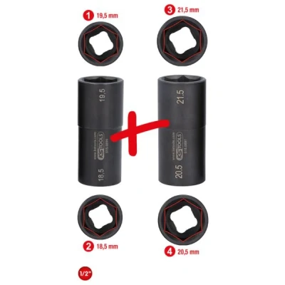 Abbildung von KS TOOLS 515.0895 Kraft Stecknuss Satz