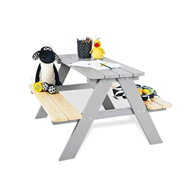 Abbildung von Pinolino® Kindersitzgruppe Nicki für 4, grau, Made in Europe