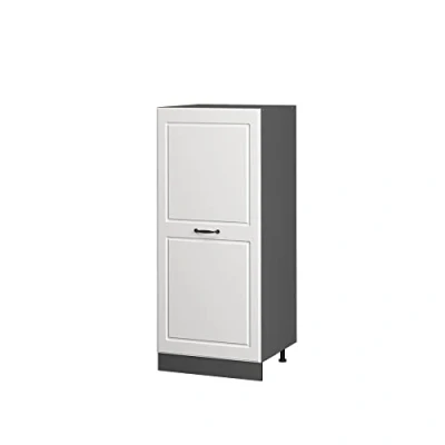 Abbildung von Vicco Hochschrank R Line, Weiß Landhaus/Anthrazit, 60 cm