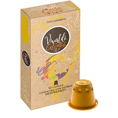 Abbildung von Vivaldi Master Origin Colombia 100% Arabica 100 Nespresso®* Kompatible Kaffeekapseln