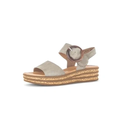 Abbildung von Gabor Keilsandalette, Damen, Größe: 43, Grün Schuhe
