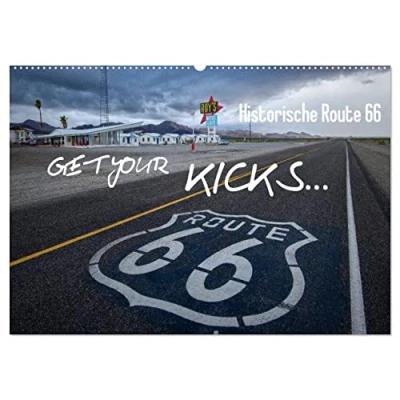 Abbildung von Route 66 (Wandkalender 2025 DIN A2 quer), CALVENDO Monatskalender