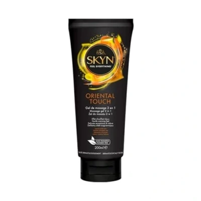 Abbildung von SKYN Oriental Touch Gleitmittel 200ml / Wasserbasiertes Massagegel mit Jasmin und Grüner Tee Duft, Lustschmiermittel für Paare Spielzeug, natürliches Gefühl