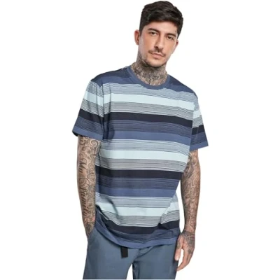 Abbildung von Urban Classics Sunrise Tshirt print, Herren, Größe: Large, Vintageblue