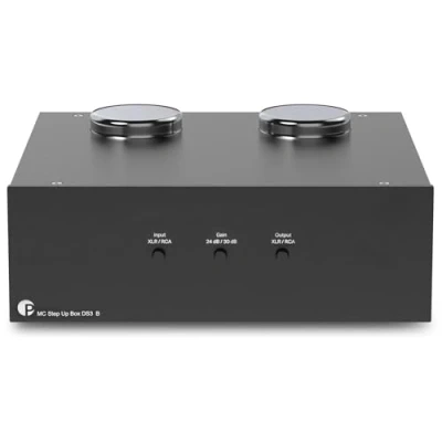 Abbildung von Pro Ject MC Step up Box DS3 B, Symmetrischer Transformator (Schwarz)