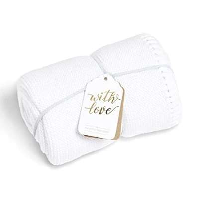 Abbildung von The Little Green Sheep Organic Knitted Cellular Baby Blanket, BD026E