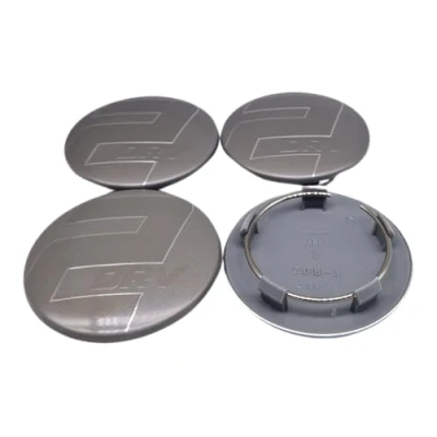 Abbildung von 4X 2DRV Wheelworld Nabendeckel 69mm / 57mm Felgendeckel Nabenkappe Grau z08 3