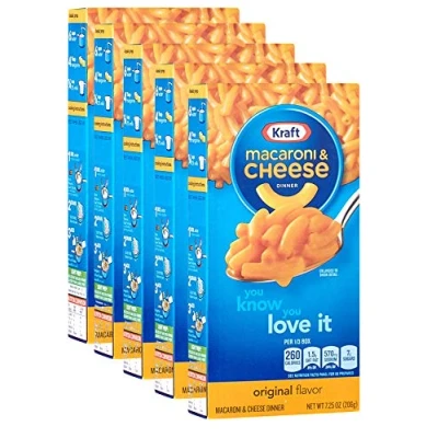 Abbildung von Kraft Macaroni and Cheese The Cheesiest, 5er Pack (5 x 206 g Packung)