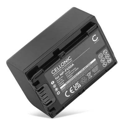Abbildung von subtel® Kamera Ersatzakku NP FV70A FV50A FV30 FV90 FV100A für Sony FDR AX33 AX100 PXW X70 HDR CX625 CX450 HXR NX80 NEX VG30 VG10, Ersatz Akku 1030mAh Kameraakku Zusatzakku Battery