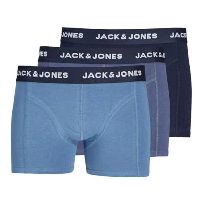 Abbildung von Jack &amp; Jones 3ERPACK Panties, Herren, Größe: Large, Navy blazer