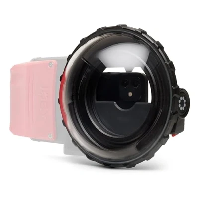 Abbildung von JOBY SeaPal 6&quot; Dome, für Wasserdichtes Smartphone Case, 50/50 Über und Unterwasseraufnahmen, Action Content, Videografie, Fotografie, Surfen, Schnorcheln, Tauchen, JB01949 BWW