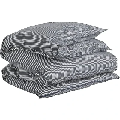 Abbildung von GANT Yarn Dyed Stripe Single Duvet Evening Blue 135X200