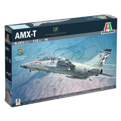 Abbildung von Italeri 1471 1:72 AMX T Twin Seater Bausatz, Standmodellbau, Basteln, Hobby, Kleben, Plastikbausatz, detailgetreu, Mehrfarbig