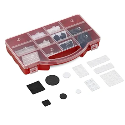 Abbildung von Navaris Möbelfuß Elastik und Schaumstoffpuffer selbstklebend Puffer Set 240 teilig, (1 St)