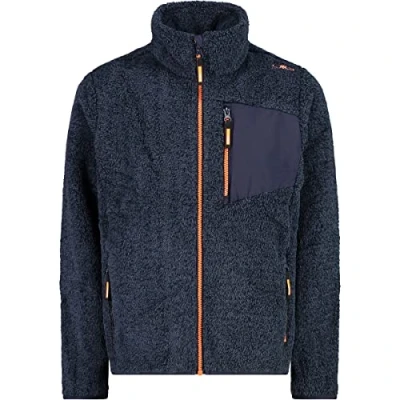 Abbildung von CMP Melange Highloft Fleecejacke für Kinder, B.Blue Mel. Flamingo Fluo, 128
