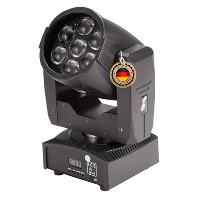 Abbildung von ETEC Professional LED Zoom Moving Head 7Z Washer DMX Veranstaltung Bühnenbeleuchtung Licht Party Disco Show DJ Farbmischung