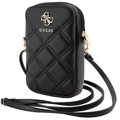 Abbildung von CG MOBILE Guess Handytasche GUWBZPSQSSGK Schwarzk Zip Quilted 4G
