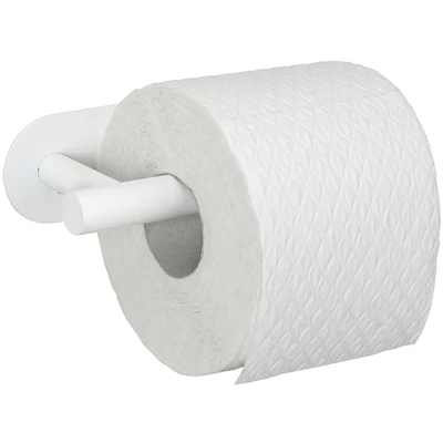 Abbildung von WENKO Toilettenpapierhalter &quot;Turbo Loc Modell Orea&quot;, mit Deckel, Edelstahl, Befestigen ohne Bohren