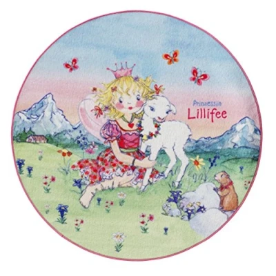 Abbildung von Prinzessin Lillifee Kinderteppich &quot;LI 102&quot;, rund, Druckteppich, Kinderzimmer