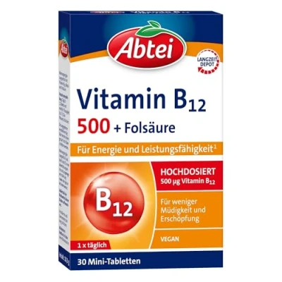 Abbildung von Abtei Vitamin B12 500 Plus 30 St