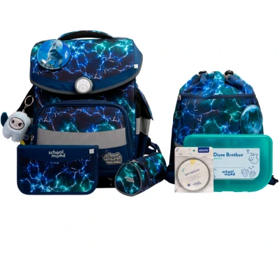 Abbildung von School Mood Timeless Pro Felix Wolf blau Schulranzen Modell 2024/25