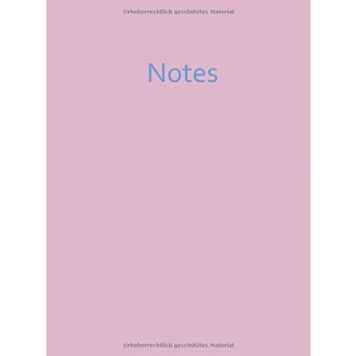 Abbildung von Mein rosa Notizbuch A4 kariert altrosa: 100 Seiten