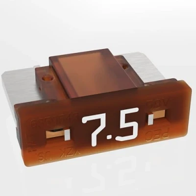 Abbildung von AUPROTEC Mini LP Kfz Sicherungen Flachstecksicherungen 2A 30A Auswahl: 7,5A Ampere braun, 50 Stück