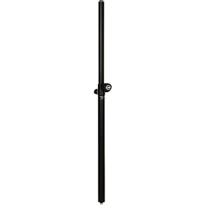 Abbildung von K&amp;M 21337 Distanzrohr für Lautsprecher Satellitensysteme Schwarz Stahl variable Höhenerweiterung per Rastschraube