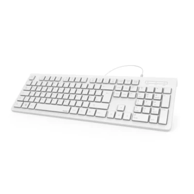 Abbildung von Hama Basic Tastatur &quot;KC 200&quot;, Weiß Tastatur, kabelgebunden PC