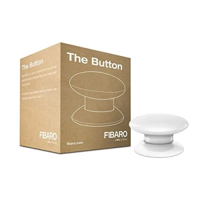 Abbildung von Fibaro The Button, Kabellos, Alarm, Weiß, 50 m, 868.4/869.8 MHz, 1 Stück(e)