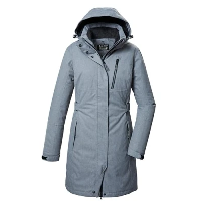 Abbildung von killtec Damen Funktionsparka/Parka mit abzippbarer Kapuze KOW 303 WMN PRK, graumelange, 48, 41815 000