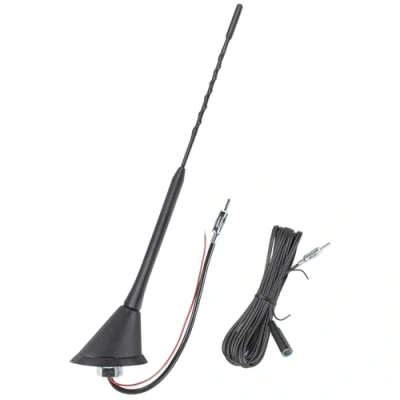 Abbildung von tomzz Audio Dachantenne 16V Look AM/FM mit 450cm Kabel Verstärker DIN Stecker Anti Autoradio Ersatzantennenstab