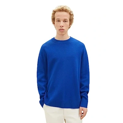 Abbildung von TOM Tailor Denim Sweatshirt, Herren, Größe: Large, Shiny royal blue