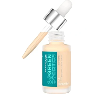 Abbildung von Maybelline New York Superdrop Tinted DRY OIL Green Edition Foundation, Damen, Größe: 20 ml, 25