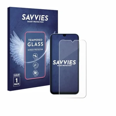 Abbildung von Savvies Panzer Schutz Glas für Samsung Galaxy A15 5G 9H Hartglas, Anti Fingerprint, Displayschutz