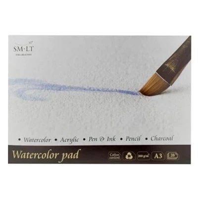Abbildung von Smiltainis Watercolour Block A3 260 g Skizzenbuch