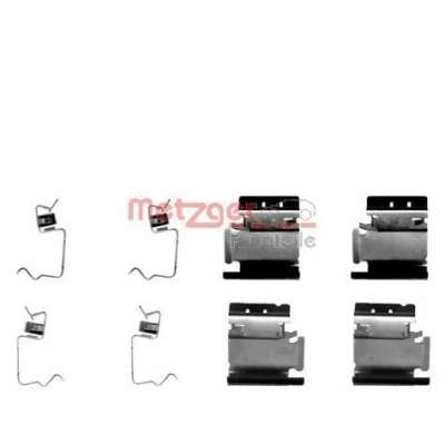 Abbildung von METZGER 109 1218 Zubehörsatz, Scheibenbremsbelag MERCEDES BENZ: Vito Mixto, Viano, Bus, FORD: Tourneo Custom V362 HONDA: CR V 4