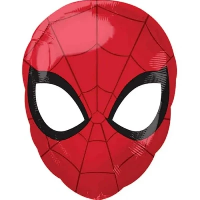 Abbildung von Heliumballon Spiderman Kopf 43 cm