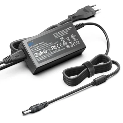Abbildung von KFD Netzteil 19V 3,42A Ladegerät Ladekabel für Harman Kardon Go Play Go&amp;Play Bluetooth Tragbarer Lautsprecher Wireless Speaker Docking Station, Denon HEOS 1 HS2, Bose Solo 5 SoundBar 18V 3,6A Adapter