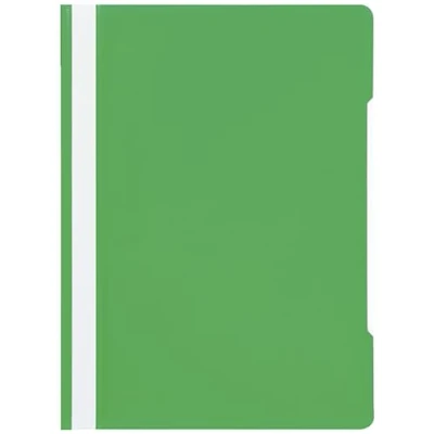 Abbildung von Conipa® 25 x Schnellhefter Hell Grün DIN A4 (Set) mit Beschriftungsfeld PP Kunststoff (Plastik) Hefter &amp; Mappe Schule Büro (stabil) Heft Mappen Organisation (PVC frei) transparentes Deckblatt