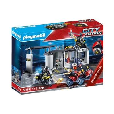 Abbildung von PLAYMOBIL® Spielbausteine 70338 Große Mitnehm SEK Zentrale