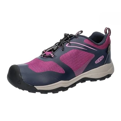 Abbildung von Keen Wanduro LOW WP Children Unisex Hikingschuh für Kinder, Größe: 24, Black Textil/synthetik