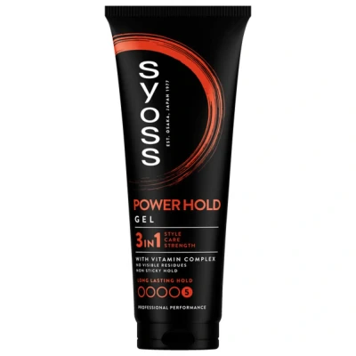Abbildung von 6x Syoss Men Power Hold Styling Gel 250ml