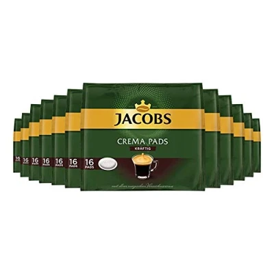 Abbildung von Jacobs Krönung Crema Kaffeepads &quot;kräftig&quot;, (12x 105 g, 192 Portionen)